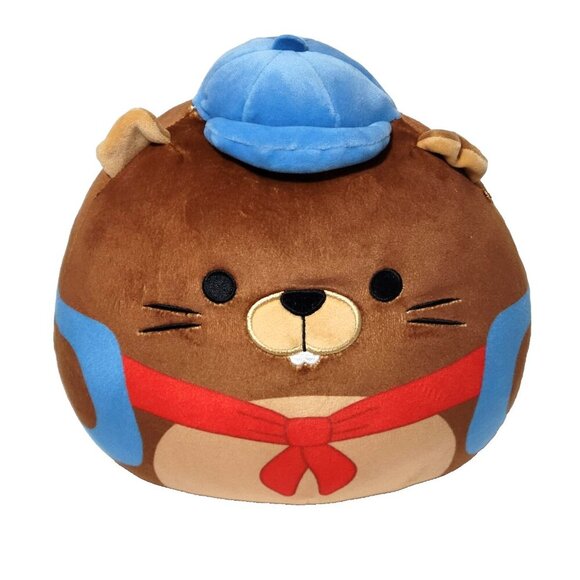 Squishmallow Chip the Beaver "Back to School" 8 Inch Plush Stufed Animal - Picture 1 of 4